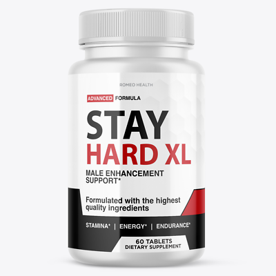 #ad Stay Hard XL Male Performance Dietary Supplement 60 Capsules $25.00