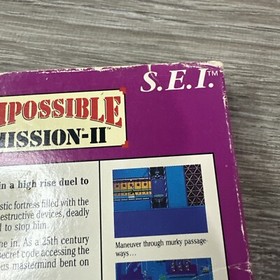 Impossible Mission II (Nintendo NES) Authentic First Print SEI Epyx