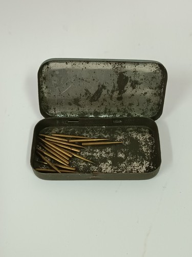 VINTAGE DECCA LONG PLAY GRAMOPHONE NEEDLES TIN W/ SOME INSIDE - Picture 2 of 2