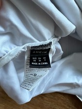 Shein Junior Womens XS Gently New Silver Metallic Dress