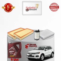 Kit Wartung 3 Filter Und ÖL VW Touareg II 4.2 V8 FSI 265KW 360CV Ab 2011