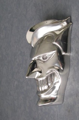 Batman Animated Series Joker - Rare Aluminum Metal Wall Mask 1997 Limited - Picture 3 of 7