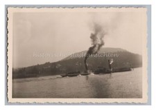 Seitenraddampfer auf dem Rhein 1937 - Altes Foto 1930er