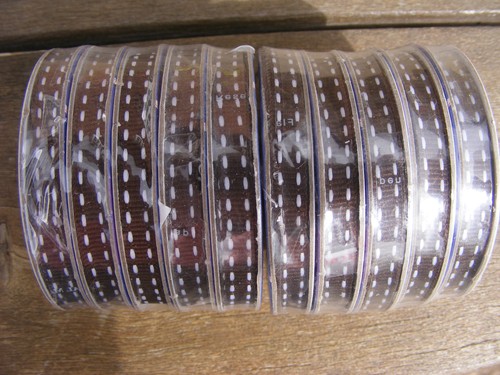 30 Reels of Celebrate Ribbon Chocolate White Edge Grosgrain Ribbon, 5M by 6MM - Picture 3 of 4