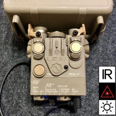 WADSN DBAI-A2 Integrated Red Laser IR Pointer / Light Aiming Device - TAN *