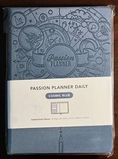 Passion Planner Daily Cosmic Blue 93 Days - New In Package A5 Size