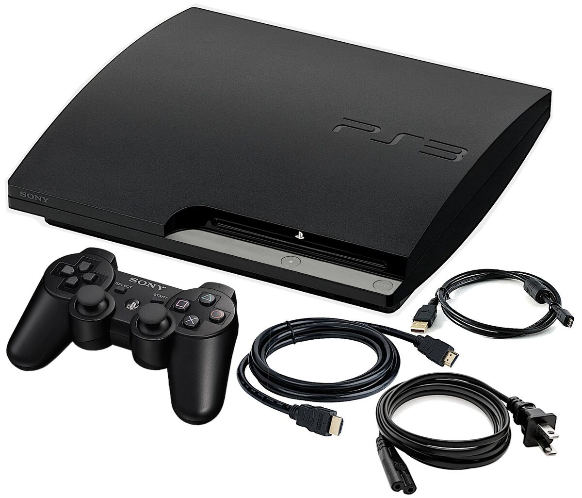 Authentic PlayStation 3 PS3 Slim Console + 120GB 160GB 250GB 320GB 500GB + USA