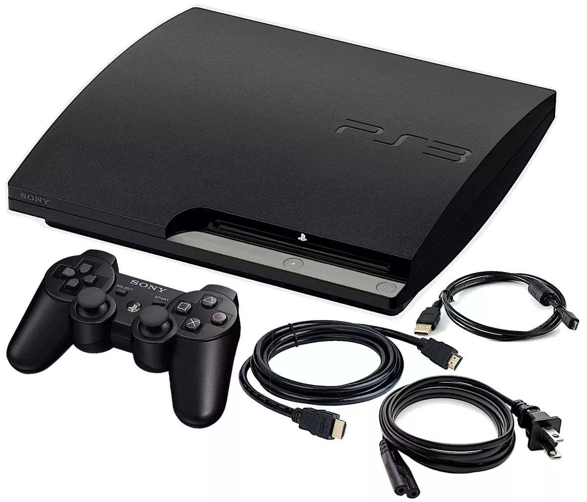 Authentic PlayStation 3 PS3 Slim Console + 120GB 160GB 250GB 320GB 500GB +  USA