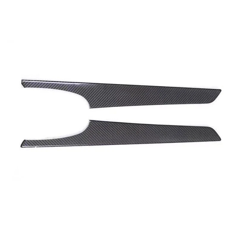 Interruptor de marco de puerta interior de coche de fibra de carbono seco para Porsche Panamera 970 10-16 Foto 4 de 4