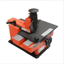Semi-automatic 4mm label sheet embosser metal stamping printer marking machine