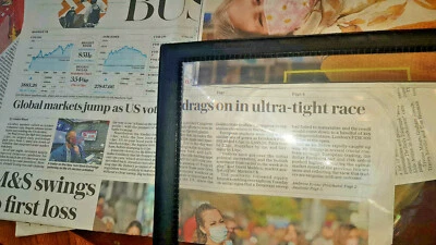 PARROTSOL Magnifier Sheet Magnifying Large Size Reading Aid Large Flat Page Fresnel Lens