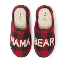 Dearfoams Women's Gifts for Mom Cute Cozy Mothers Day Mama Bear Slipper
