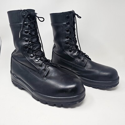 Bates Boots Mens 11.5 Black Durashocks Combat Steel Toe  display picture 3