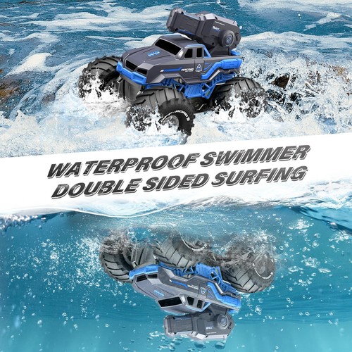Amphibious Remote Control Car Boat Water Squirt RC Tank 2.4GHz Gesture Sensor 4W - Picture 3 of 8