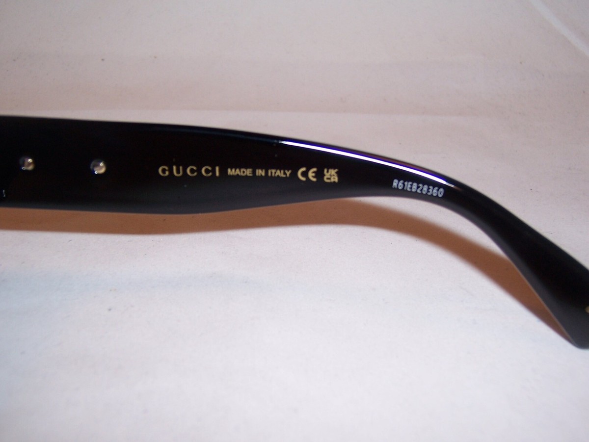 NEW GUCCI SUNGLASSES GG 1829SK 001 BLACK/GREY 53MM AUTHENTIC 1829