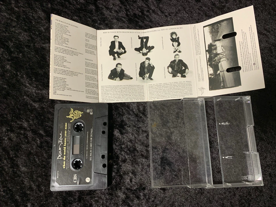 Tape Cassette Deacon Blue "When The World knows Your Name" 1989 CBS Records - Image 3 of 3