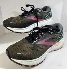 Brooks Women s 7 D Ghost 14 Women s Running Black Bronze Pink Yucca 12035610013
