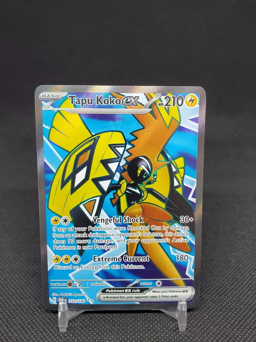 Tapu Koko ex - 222/182 - Full Art Secret Rare