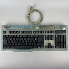 Vintage MacAlly 1997 iKey USB Clear / Blue Ke...