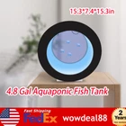 4.8 Gallon Aquarium Kit Fish Jellyfish Tank 18L Aquaponic Fish Tank Home Decor