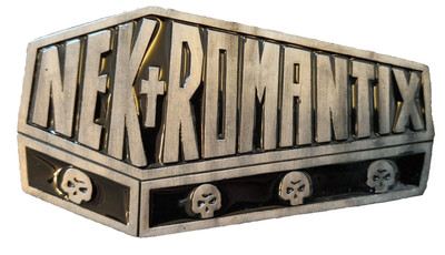 NEKROMANTIX Psychobilly Gothic Horrorpunk Belt Buckle Gürtelschnalle Rare