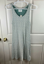 New NWT Women's Sol Angeles Anthropologie Heathered Tank Dress Small S