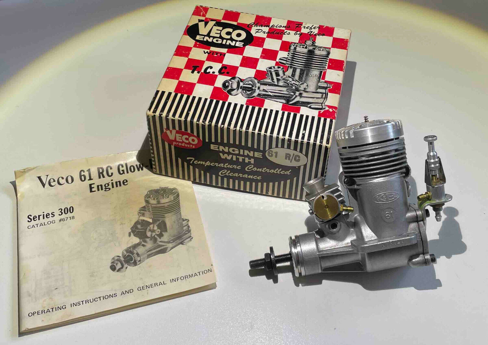 In Box - Veco K&B 61 2-Stroke RC Nitro Airplane Engine .60 cu.in