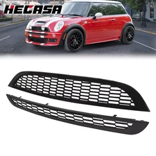For Mini Cooper R50 R52 R53 2002-2006 Honeycomb Front Upper Lower Grille Mesh