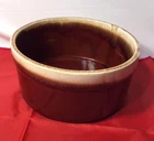 Vintage McCoy 0143 Brown Drip 7” Souffle Casserole Souffle Bowl