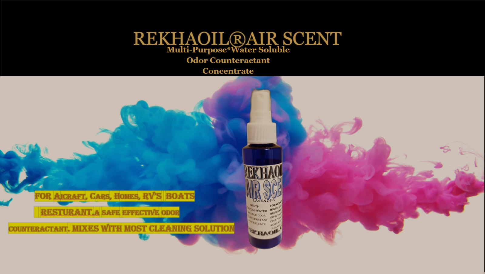 REKHAOIL®AIR SCENT CASE OF 16 BOTTLES Odor Counteractant