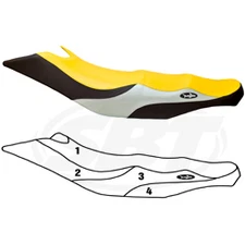 Custom Cut Color Seadoo 2006 2007 2008 GTI Seat Cover Blacktip Sea Doo 