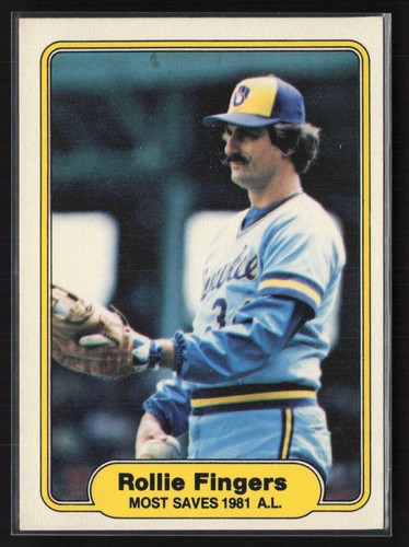 Rollie Fingers #644 1982 Fleer card