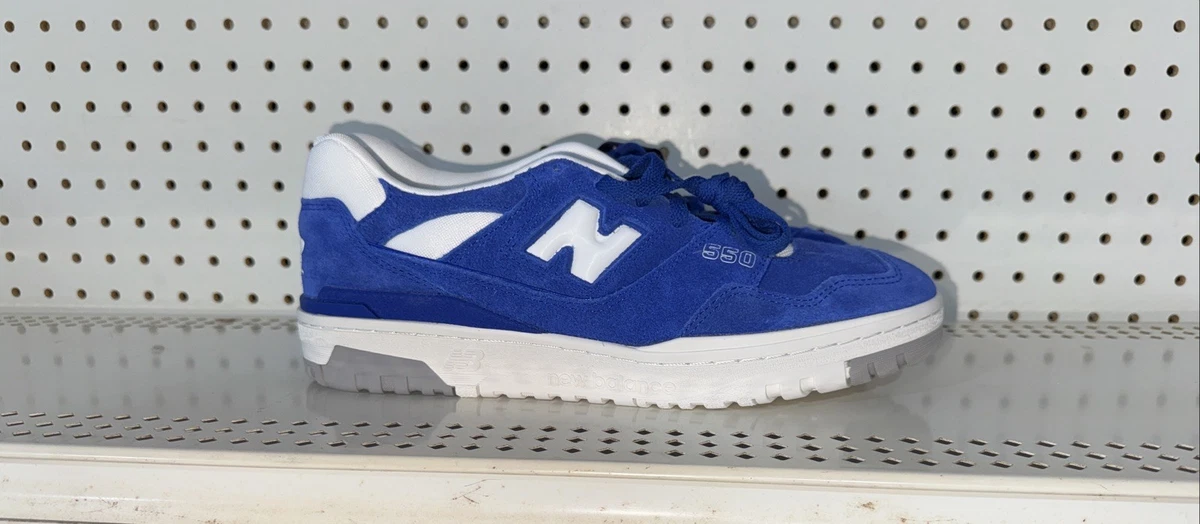 New Balance 550 Suede Pack Team Royal Mens Athletic Shoes Sneakers Size 10 Blue New Balance 550 Suede Pack - Team Royal for Sale  main image 4