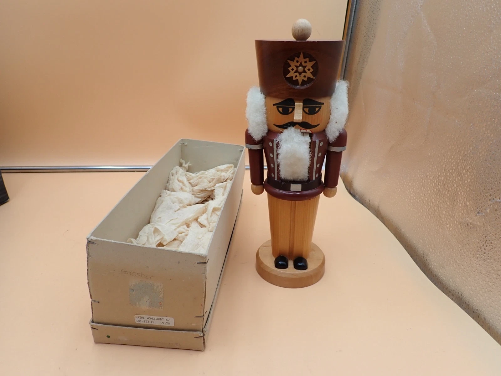 Vintage Original German Dem Rep Nutcracker by Erzgebirge Prince 11" tall W Box