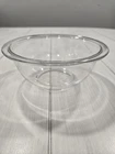 Vintage Pyrex 322 1 Qt Clear Glass Round Nesting/Mixing Bowl 3"x7"