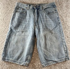 Vintage Route 66 Jean Shorts Men  s Size 32 Jorts Light Wash Blue