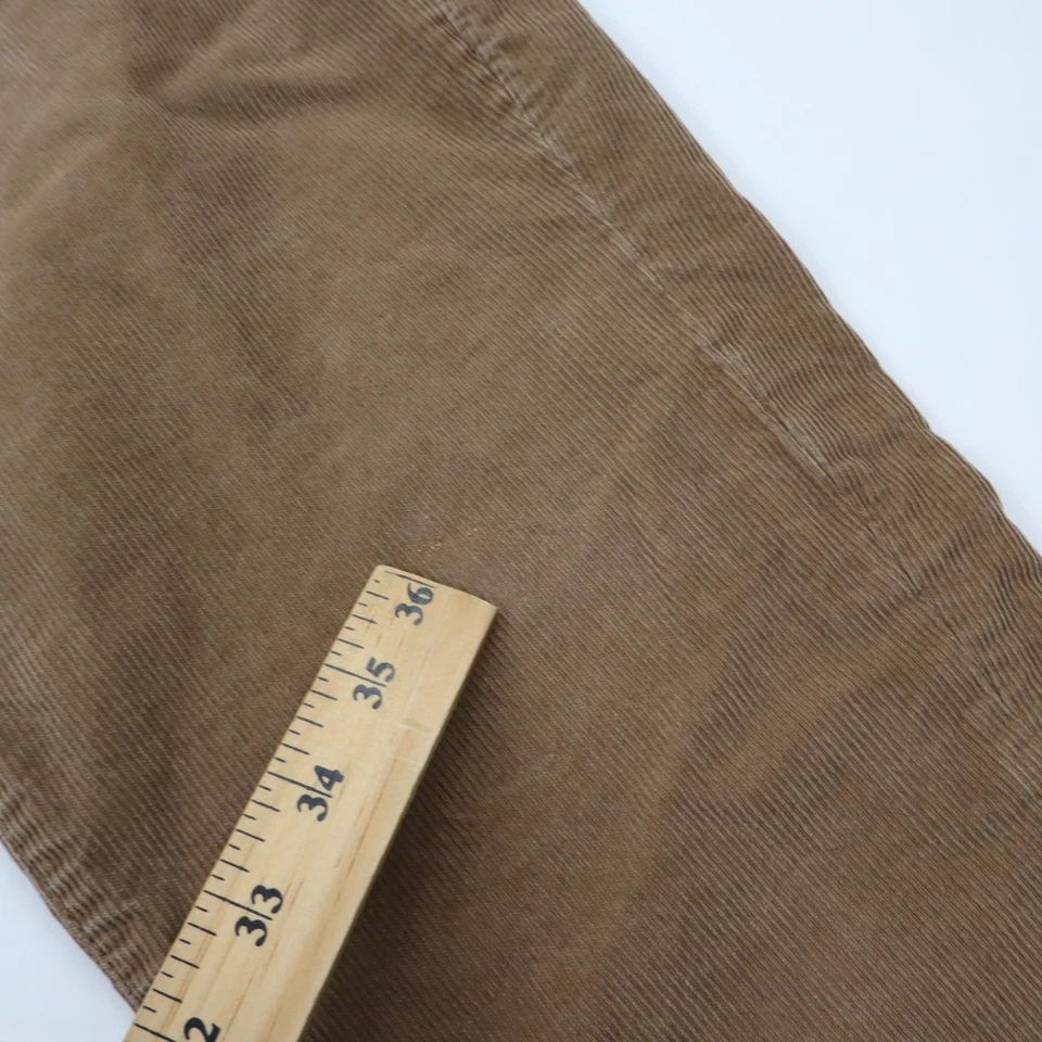 Pantalones Lucky Brand 221 Para Hombre 34x32 Original Recto Pana Marrón 100% Algodón Foto 3 de 4