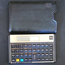 Hewlett-Packard HP 12C Financial Handheld Calculator LCD Battery w/ Case
