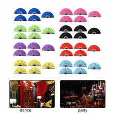 5 pi??ces ventilateurs pliables 13 pouces pour danse tai chi mariages et ??v??ne