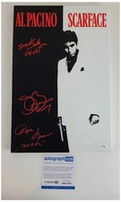 Scarface Cast Signed 12x18 Poster Photo Canvas ACOA
