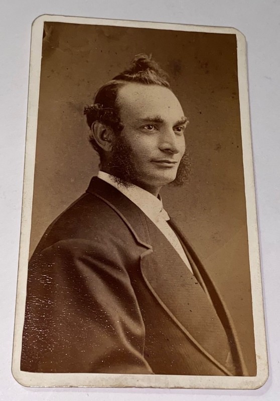 Rare Antique ID'd Scottish American Doctor James Barnsfather Ohio CDV Photo! US!
