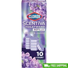 Toilet Bowl Cleaner Refills Lavender Jasmine Scent Disposable Pads Fast Cleaning