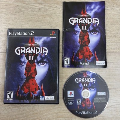 Grandia II (PS2 PlayStation 2, 2002) CIB w Manual & Registration Card