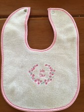 Baby Christian Dior Vintage Y2K pink petite snap back Bib