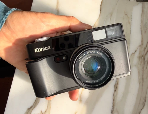 Konica Hexar AF 35mm F/2 Rangefinder Camera Black - MINT US SELLER