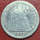 1888-S Seated Liberty Dime. Free Shipping