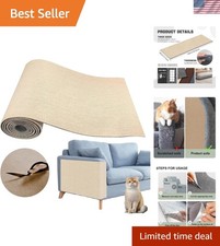 Cat Scratching Climbing Carpet Mat, Adhesive Trimmable Cat Scratcher Furnitur...