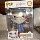 Funko Pop! Vinyl Albus Dumbledore w/ Fawkes 10” Super #110 Harry Potter