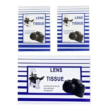 100PCS Camera Lens Maintenance Paper Two Sizes For Electronics Optics Dust