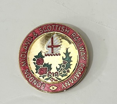 London Railroad & Scottish Railway Company Pin Anstecker Zug Eisenbahn 1 3/8'' #1168